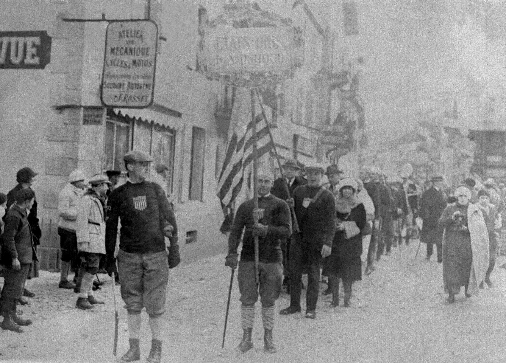1924: The first Winter Olympics are held in Chamonix, France